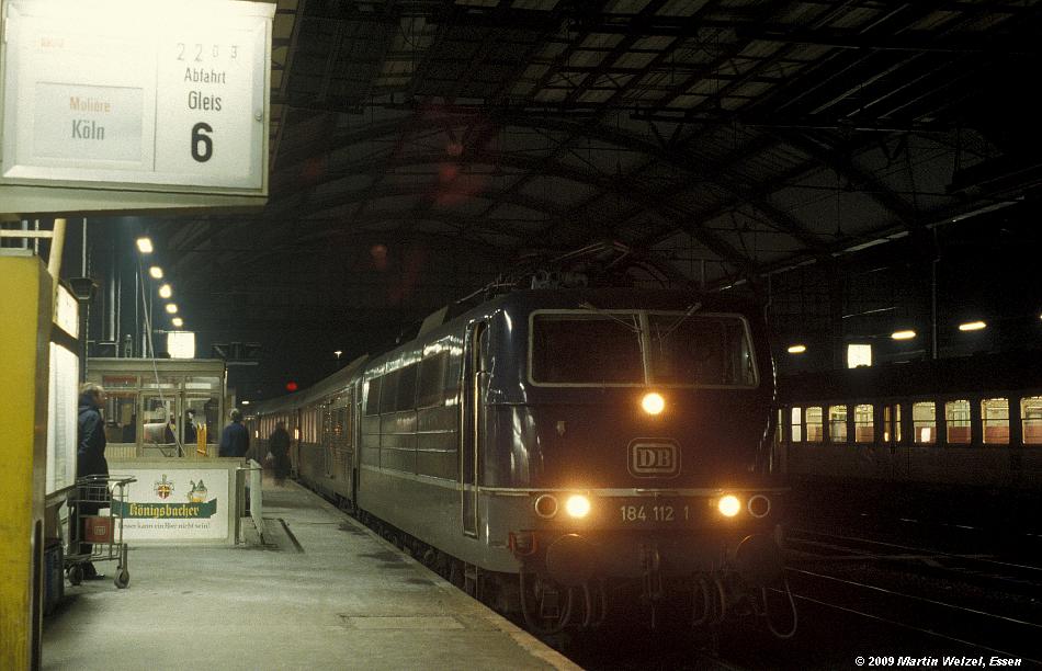 Classe 181 et 184 de la DB, utilisation sur les TEE - Page 2 110-38_184112_Aachen_5-12-78_S